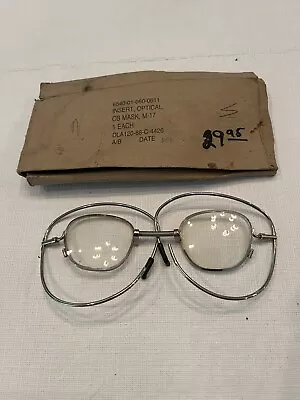 US M17 Gas Mask  Optical Insert Allows Corrected Lens To Be Used In Mask • $29.99