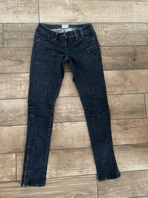 £17.33 • Buy River Island Jeans Size 6 R L29.5 Biker Style Skinny Zipped Ankles Stretch Denim