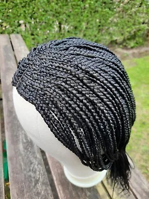 £43.99 • Buy Braided Wig , Feathers Braids, Centre Part Weaving. Fast And Free Postage.