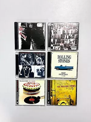 6x Rolling Stones CD Collection Bundle - U.S Rock Megastars Various Titles • $74.95