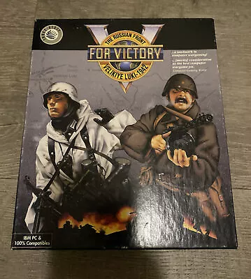 V For Victory The Russian Front IBM PC Game 5.5” Floppy Disk WWII • $12