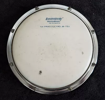 Vintage Ludwig 8  Tunable Practice Pad - Great Playing Pad! • $49.95