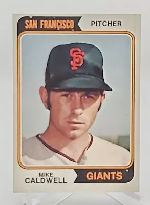 1974 Topps Mike Caldwell #344 Vintage Francisco Giants Baseball Card  • $0.99