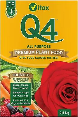 Q4 All Purpose 2.5KG Fertiliser Premium Plant Food Long Lasting New  • £9.99