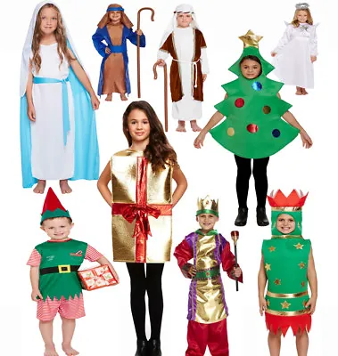 Kids Nativity Play School Fancy Dress Costume Boys Girls Christmas Xmas • £9.49