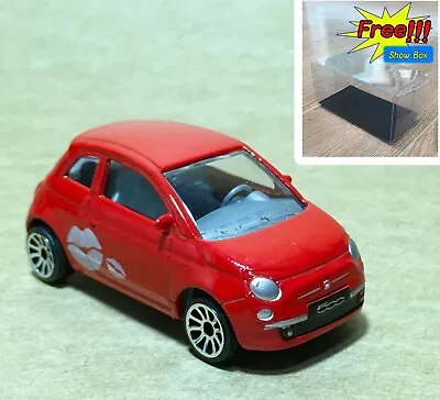 Majorette Fiat 500 Red Kiss Diecast Car Scale 1:55 (3 Inches) 286C No Package • $15.70