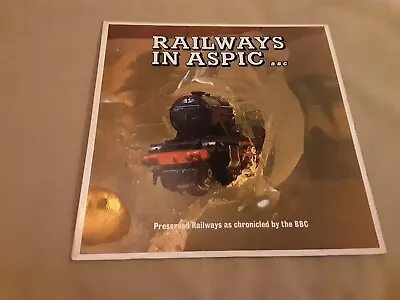 Railways In Aspic-preserved Railways As Chronicled By The Bbc Vinyl Lp 1970 • £3