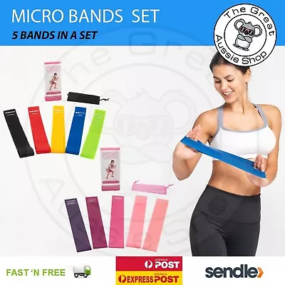 Resistance Loop BandsExercise Bands Natural Latex Fitness Workout Home Gym New • $10.50