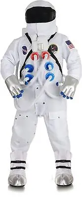 Deluxe Astronaut Suit Adult Costume | White | One Size • $174.99