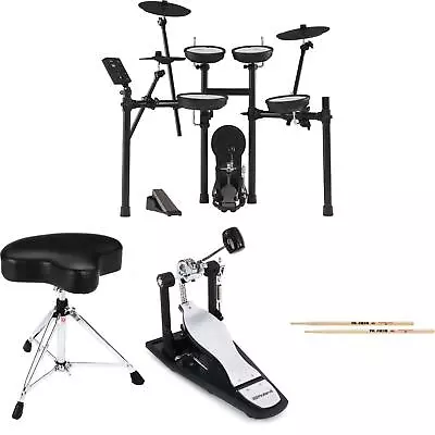 Roland V-Drums TD-07KV Electronic Drum Set Single Bass Essentials Bundle • $1299