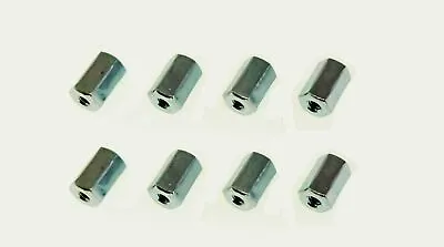 8 Pack 6-32 X 1/2  Long Hex Coupling Nut With Zinc Plate RC63212 • $10.72