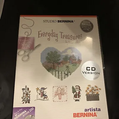 Studio Bernina CD VERSION Embroidery Designs Everyday Treasures Arthurs 778 Rom • $34.99