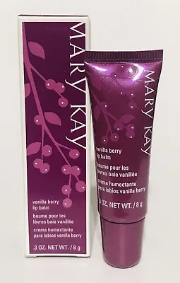 New In Box Mary Kay Vanilla Berry Scented Lip Balm ~ Full Size ~Quick Ship • $16.95