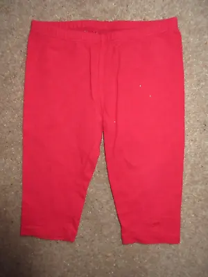 Baby Girls Mayoral Chic Summer Red Leggings - Size 18 Months - Worn Once • £2.50