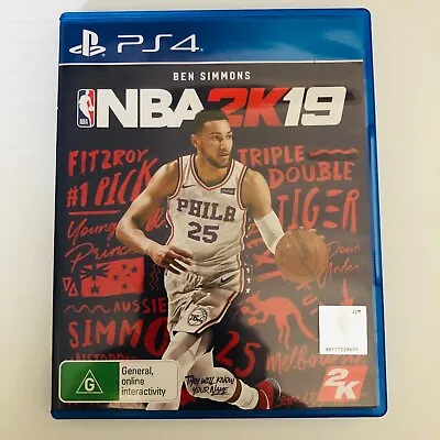 NBA 2K19 PS4 PlayStation Game - Excellent Condition!! • $6.90