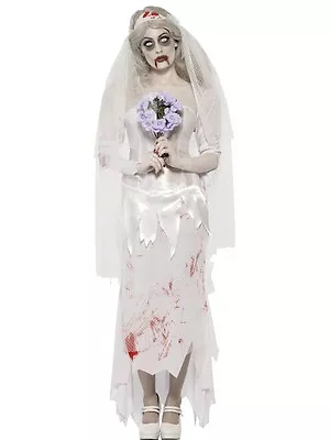 £19.98 • Buy Halloween Til Death Do Us Part Zombie Bride