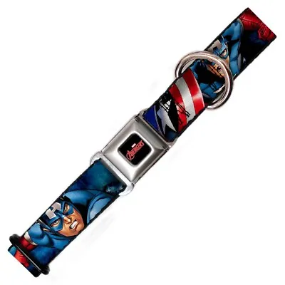 New Dog Collar - Marvel Avengers Captain America - Medium - Buckle-down • £15.99