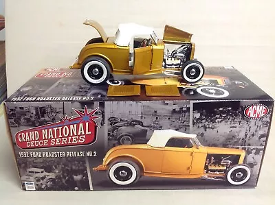 FORD 1932 GRAND NATIONAL DEUCE SERIES #2  A1805007 1/18 DIECAST PAGAN GOLD Dtd • $179.99