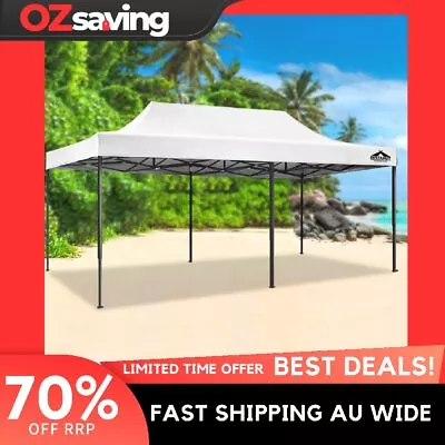 Pop Up Gazebo Marquee Folding Outdoor Camping Canopy Wedding Event Shade Tent • $225.75