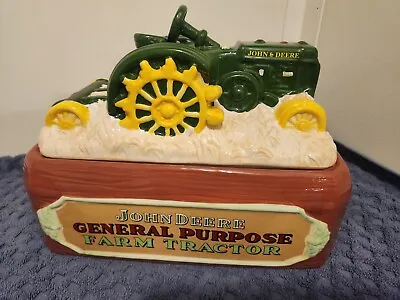 John Deere Ceramic Tractor Platform Cookie Jar 1924-1953 Model D By Gibson 2019 • $25