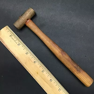 Vintage Brass EE & Co. Double Sided Hammer Mallet • $22