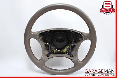 00-06 Mercedes W220 S430 CL500 4 Spoke Driver Steering Wheel Leather Java OEM • $90