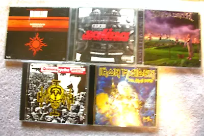 Lot Of 6 Rock/Heavy Metal Cds • $15