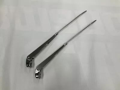 $29.95 • Buy 1967-72 Chevy Gmc Truck Blazer Suburban Windshield Wiper Arms Pair Stainless