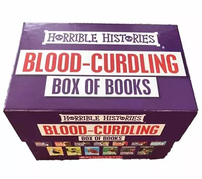 Horrible Histories Collections Blood-Curdling Box Of Books 20 Books • £15