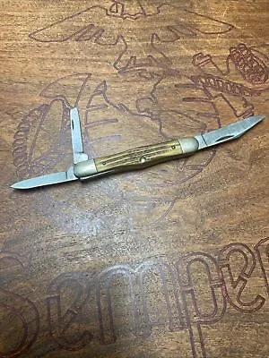 RARE/VINTAGE Queen #46 Whittler 3 Blade Folding Knife - USA • $70