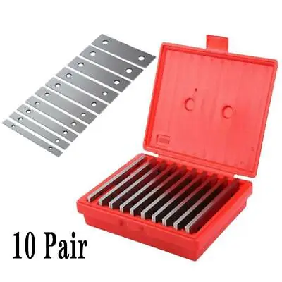 20pcs Thin Parallel 1/8  X 6  Jig Block Bar Tool Set Machinist Machine Shop • $31.99