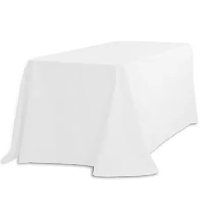 LinenTablecloth 90 X 132-Inch Rectangular Polyester Tablecloth With Rounded C... • $23.12