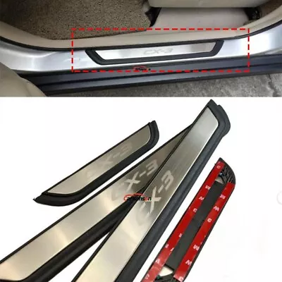 For Mazda CX-3 2023 Car Accessories Door Sill Protector Scuff Plate Guard Parts • $47.29