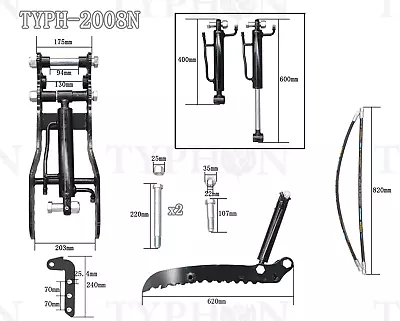 Mini Excavator Attachment Hydraulic Thumb Clip TYPHON Attachment For Mini Digger • $379