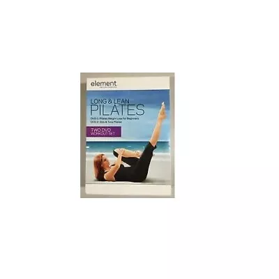 LONG & LEAN PILATES - Element 2 Disc Set WEIGHT LOSS & SLIM TONE DVD NEW/SEALED • $7.99