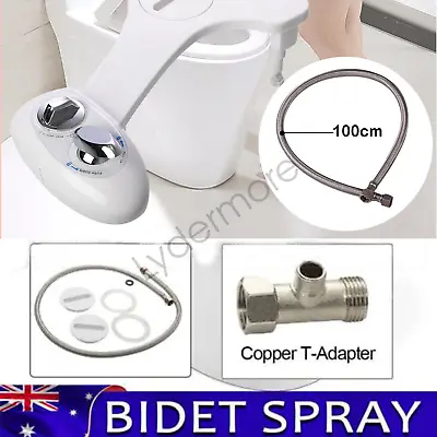 Toilet Bidet Seat Attachment Spray Hygiene Sanitation Bathroom Water Wash Clean • $31.88