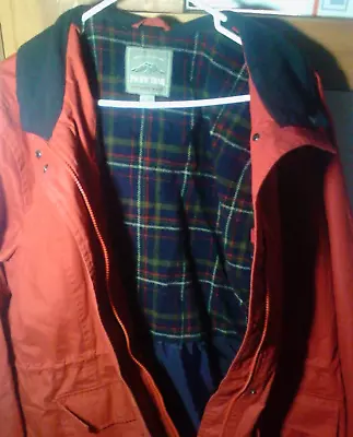 Pacific Trail Full Length Zip Up Jacket Womens Size Large Red • $14