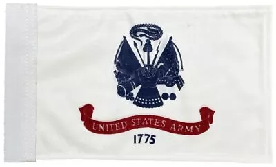 Army White 6  X 9  Motorcycle Flag • $13.91