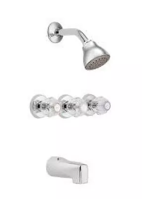 Moen 2995EP Chateau Tub And Shower Faucet - Chrome Valve Included • $65