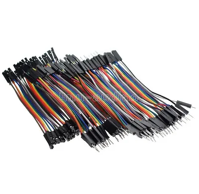 40PCS 1P-1P Male Female Dupont Wire Cable Jumpers 10CM 2.54MM For Arduino NEW • $1.08