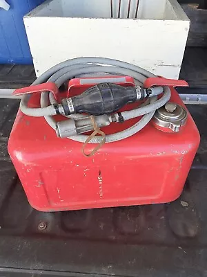2 1/2 Gallon Metal Outboard Fuel Tank Marine Gas Can • $40