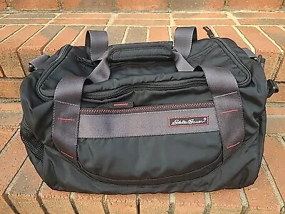 Eddie Bauer Luggage Duffle Bag W/ Shoulder Strap Black EUC  • $17.99