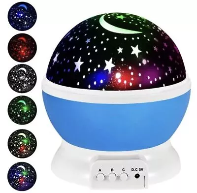 LED USB Star Light Sleep Romantic Starry Night Sky Projector Cosmos Lamp 360° • $9.99