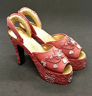 Decorative Vintage High Heels Figurine For Decor 8x7cm • $15