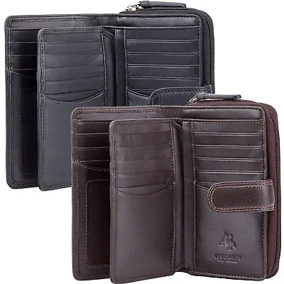 Visconti Real Soft Leather Medium 18 Card RFID Gift Boxed Purse Best Seller • $41.06