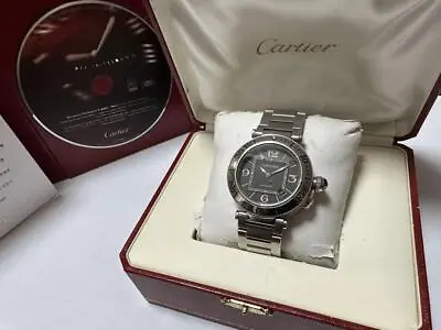 Cartier Pasha Sea Timer W31077M7 Quartz Automatic Men's Wristwatch W/ Box • $2532