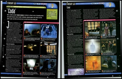 £1.49 • Buy Coda - Voyager - Star Trek Fact File Page