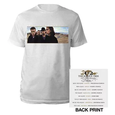 U2 Joshua Tree Photo T-Shirt White New • $23.34