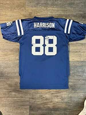 Marvin Harrison #88 Indianapolis Colts NFL Reebok Jersey Football Youth XL 18-20 • $17