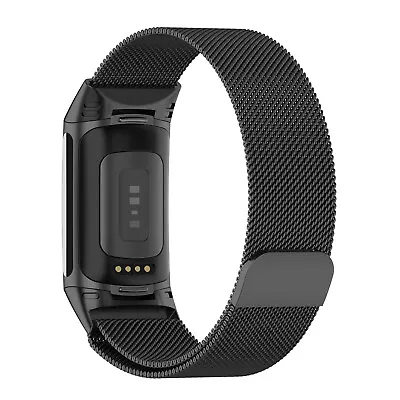 For Fitbit Charge5 Watch Strap Milanese Band Magnetic Loop Strap Accessories A2U • $12.37